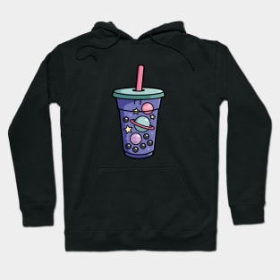 Kawaii Bubble Tea in Space Hoodie